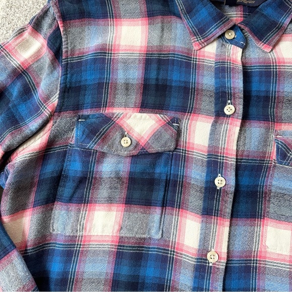 GAP + Pendleton Collab Pink and Blue Flannel Shirt - Picture 2 of 4